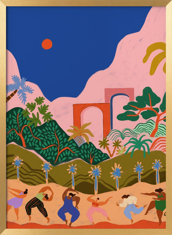 Tropical Dance Bliss By Arty Guava