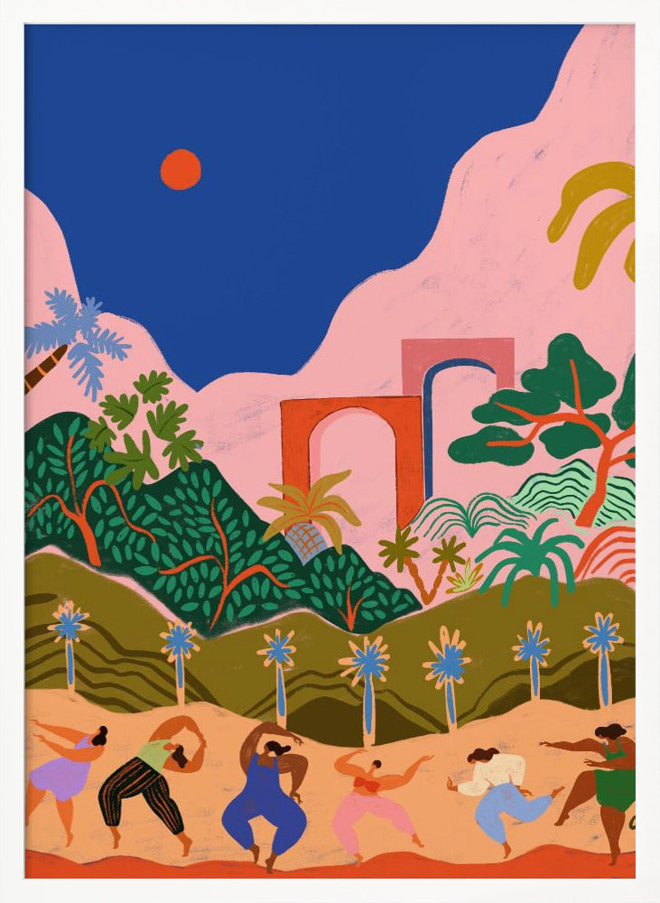 Tropical Dance Bliss By Arty Guava