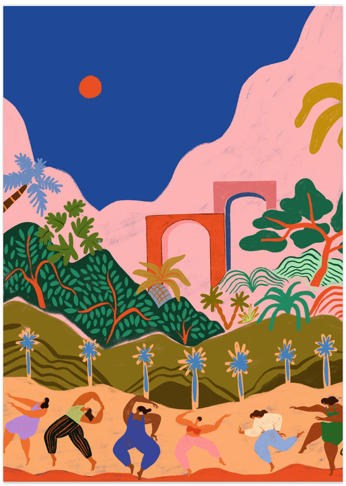 Tropical Dance Bliss By Arty Guava