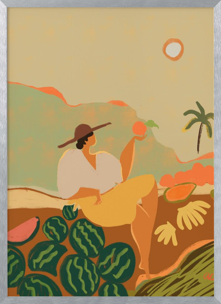 Sunny Harvest Scene By Arty Guava