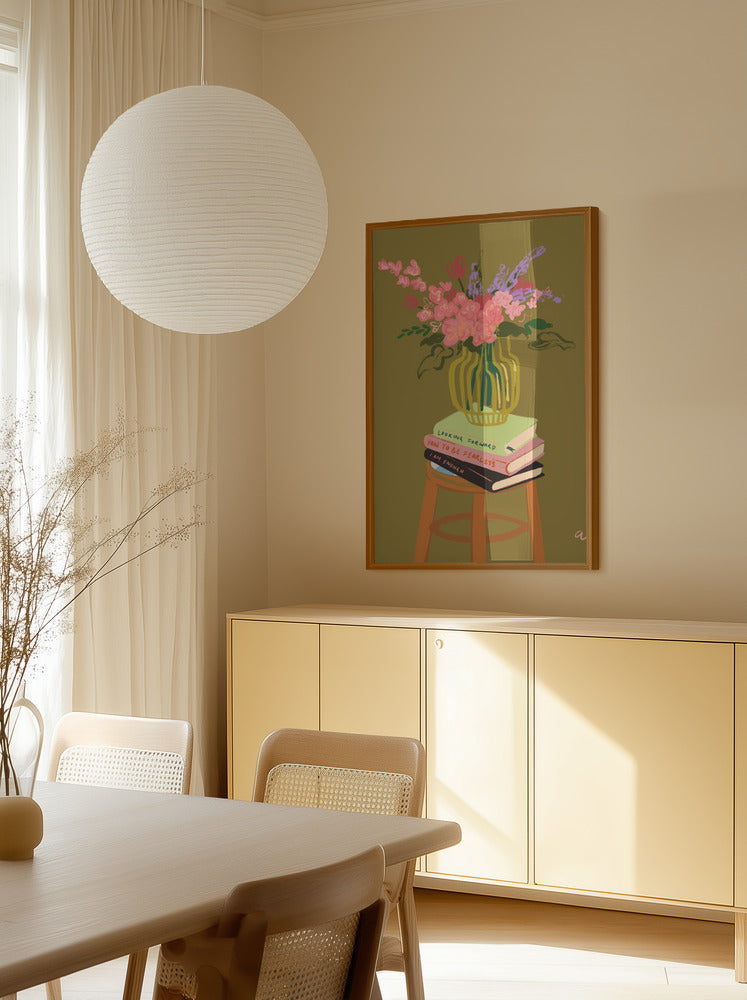 Floral Vase By Arty Guava