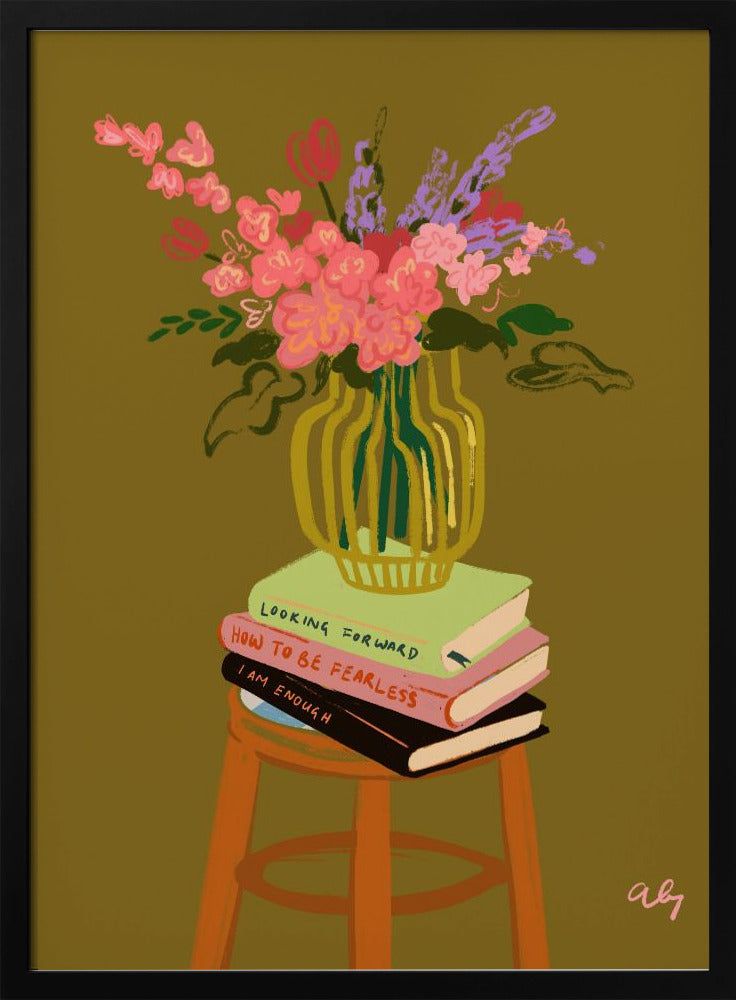 Floral Vase By Arty Guava