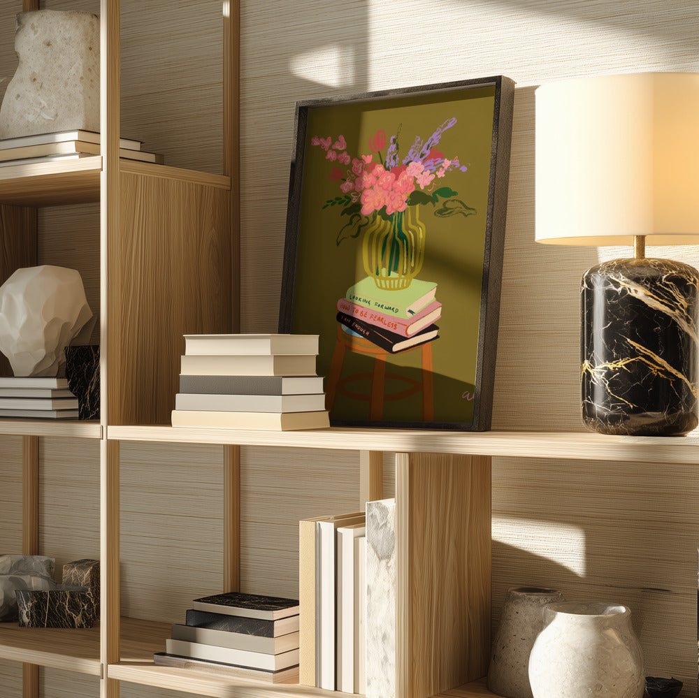 Floral Vase By Arty Guava