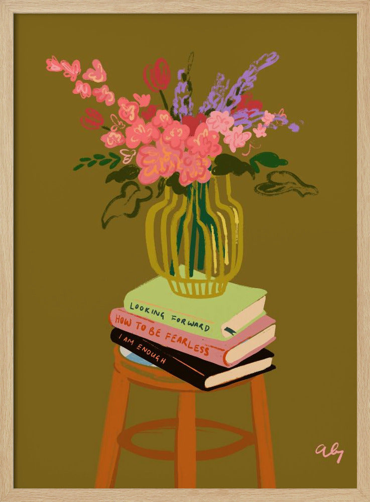 Floral Vase By Arty Guava