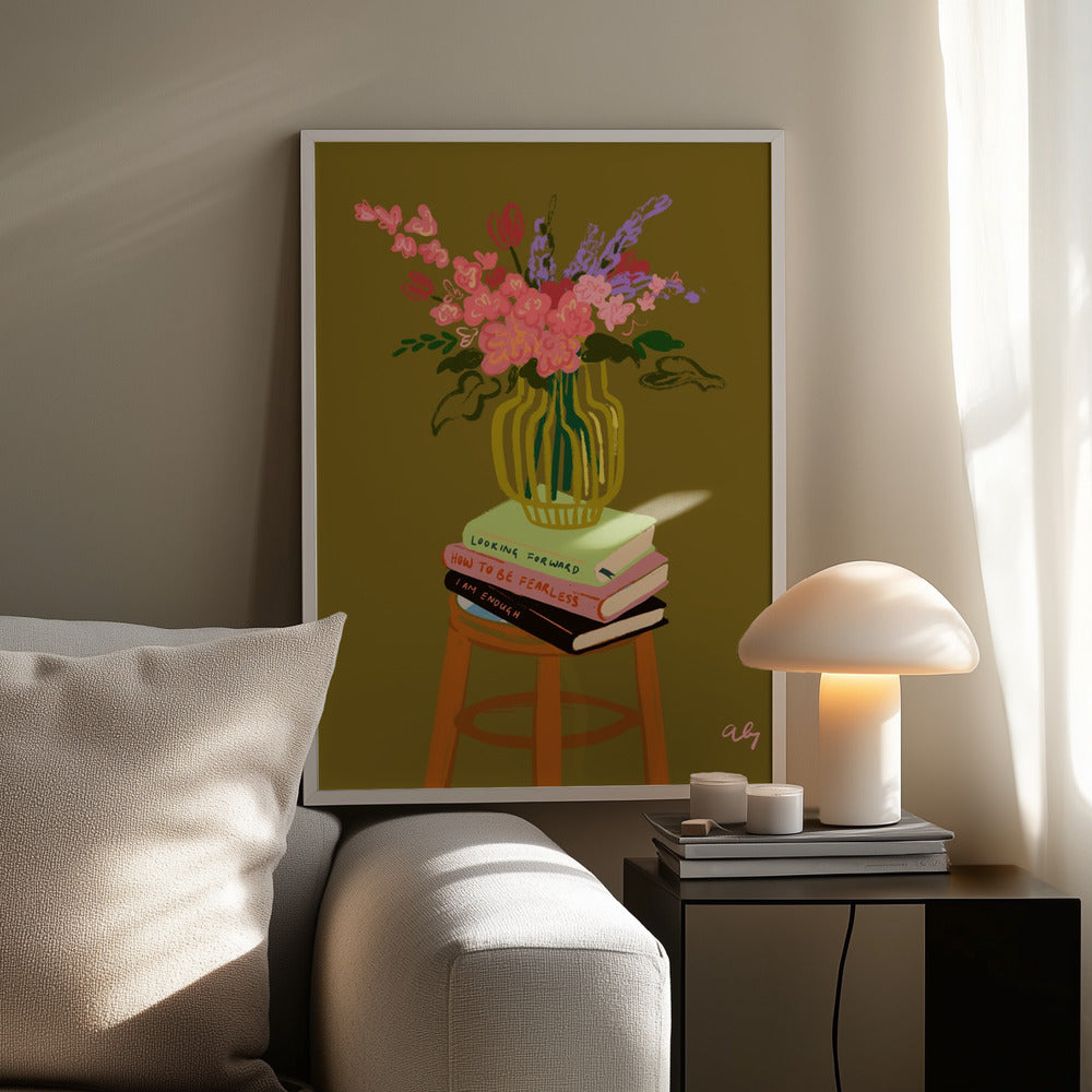 Floral Vase By Arty Guava