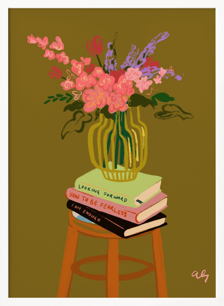 Floral Vase By Arty Guava