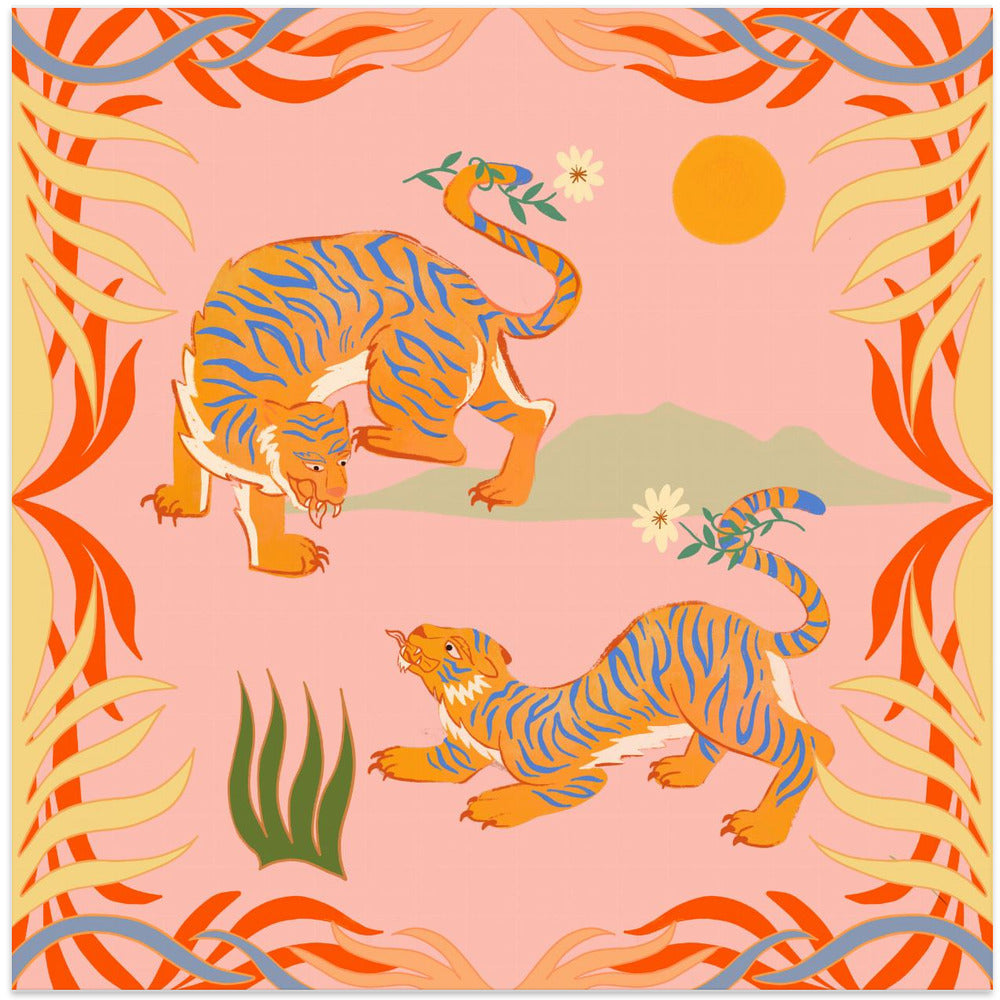 Tiger Serenade By Arty Guava