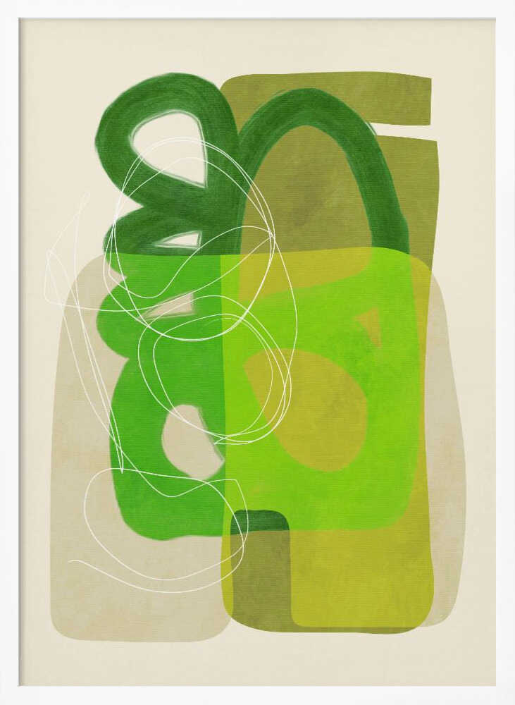 Painted Lines Green Tan 4 Kopie
