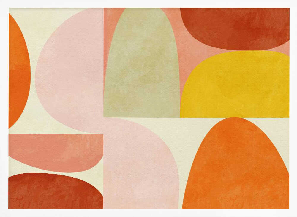 Warm Pastel Geometry