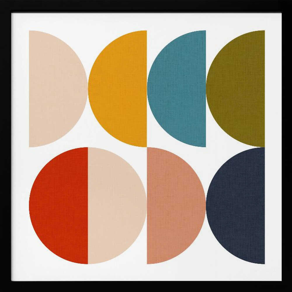 Mid Century Geometric Color Play