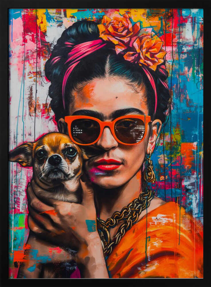 Colorful Pop Art Woman