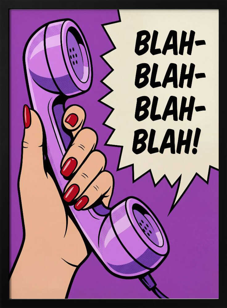 Blah Blah Retro Phone
