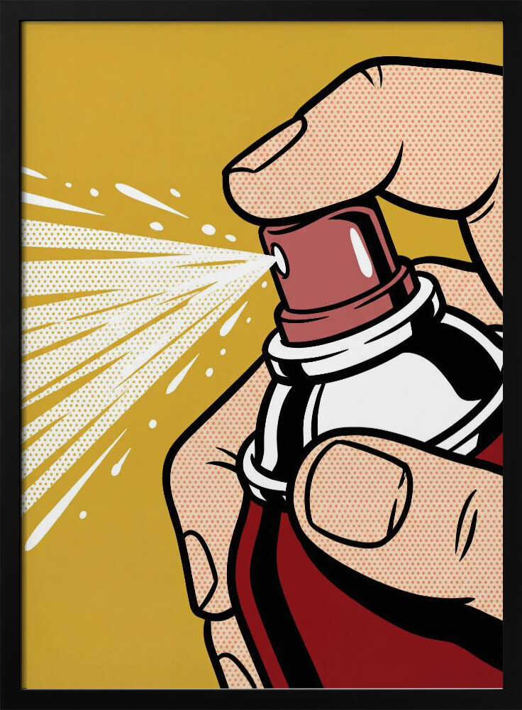 Pop Art Spray Can