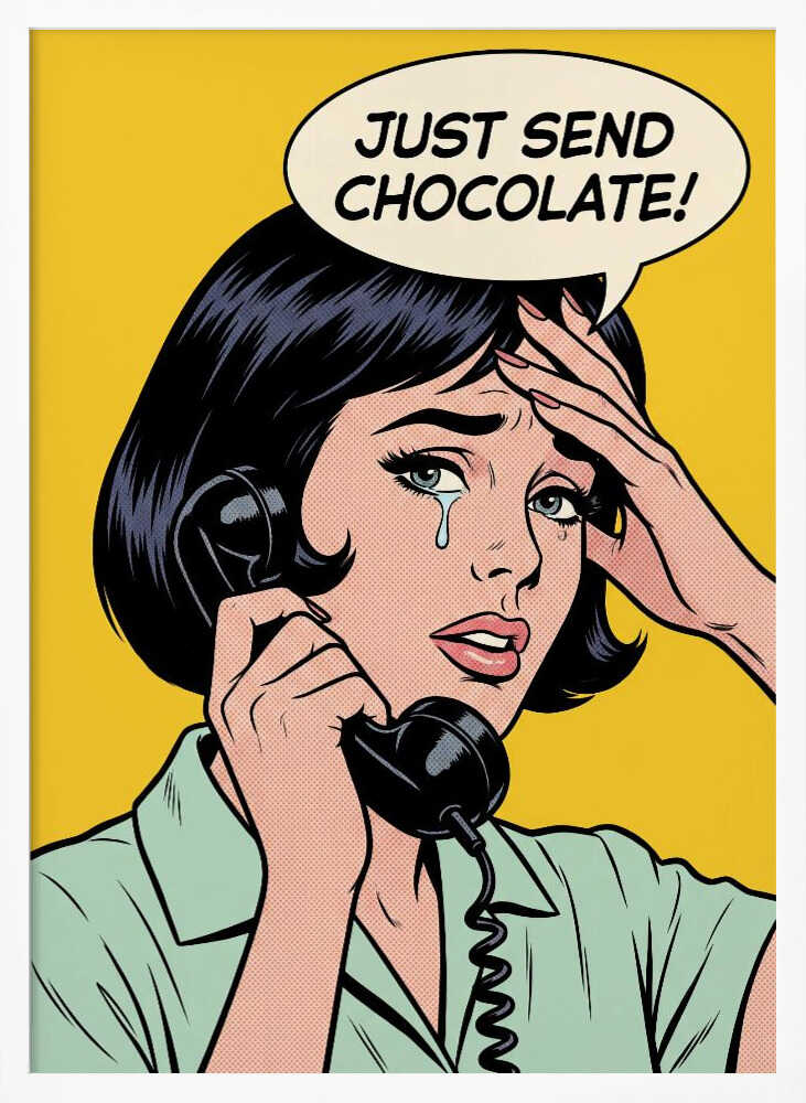 Send Chocolate Pop Art
