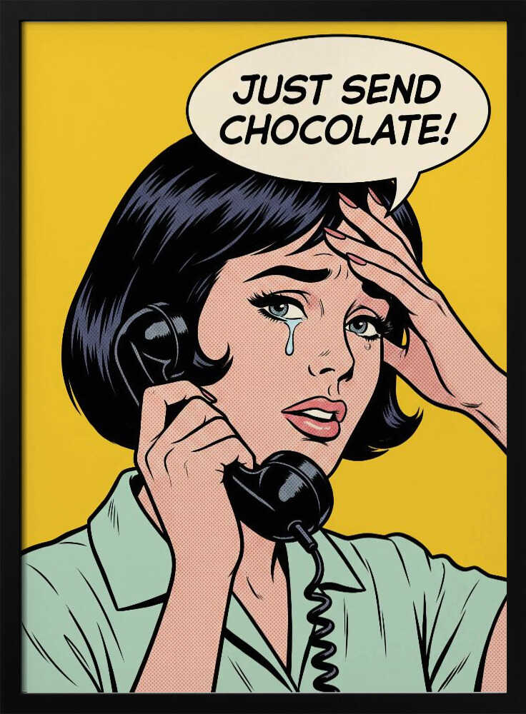 Send Chocolate Pop Art