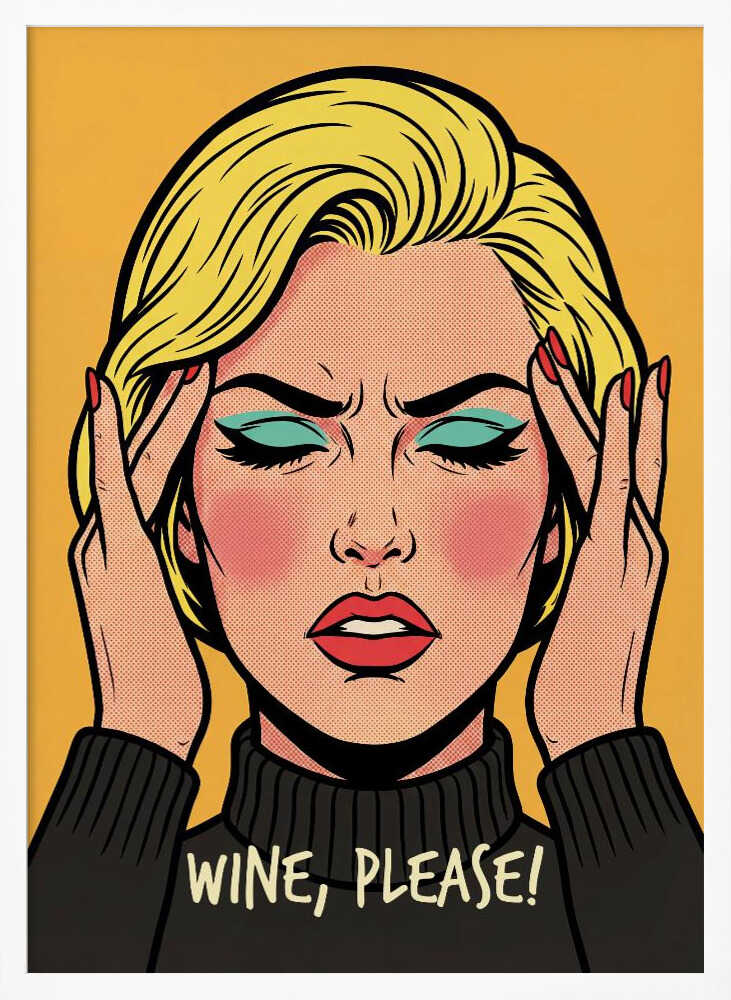 Wine Please Pop Art