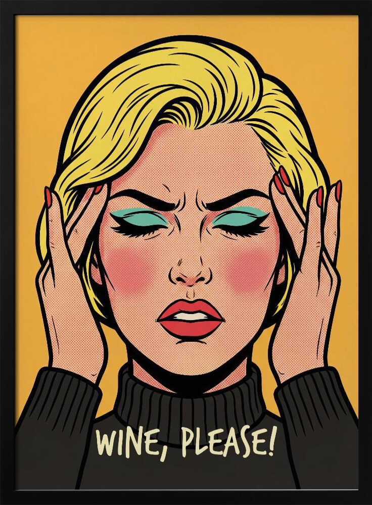Wine Please Pop Art