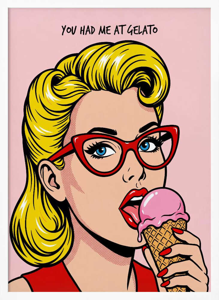 Retro Girl Gelato