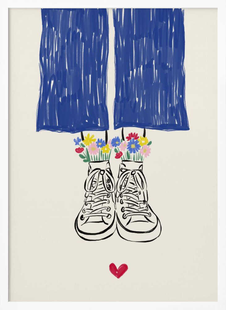 Flowery Shoes Love