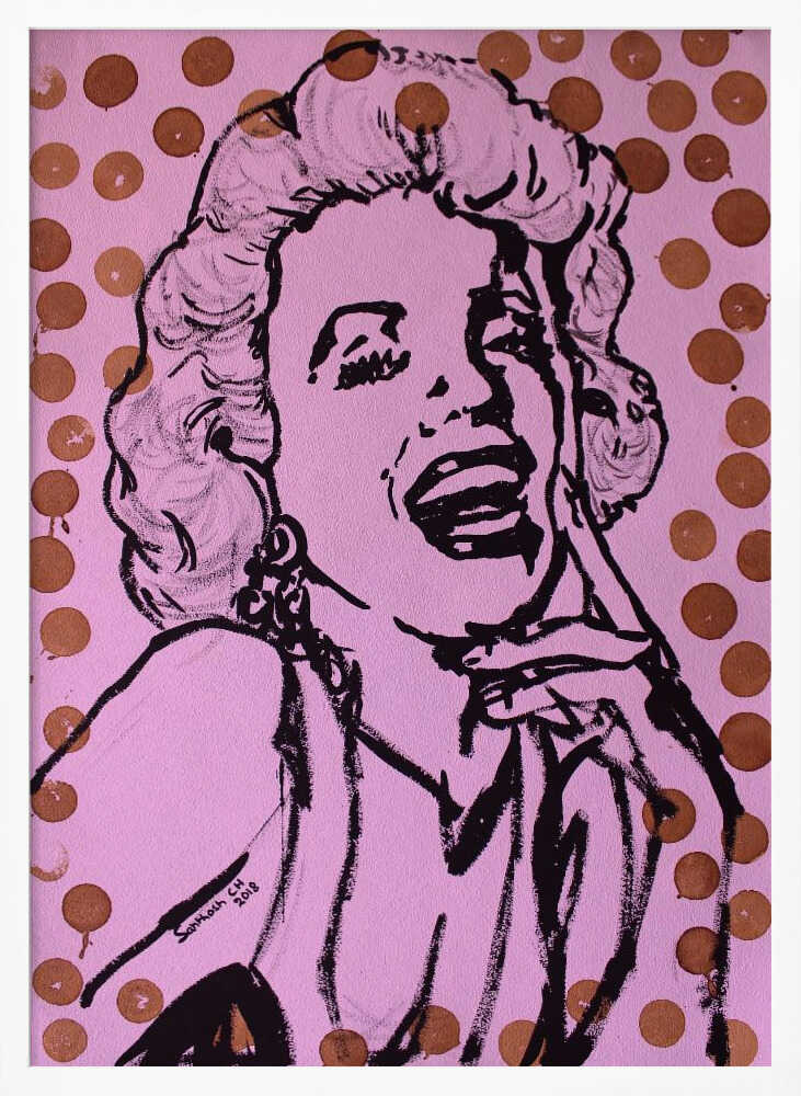 Laughing Pop Art Woman