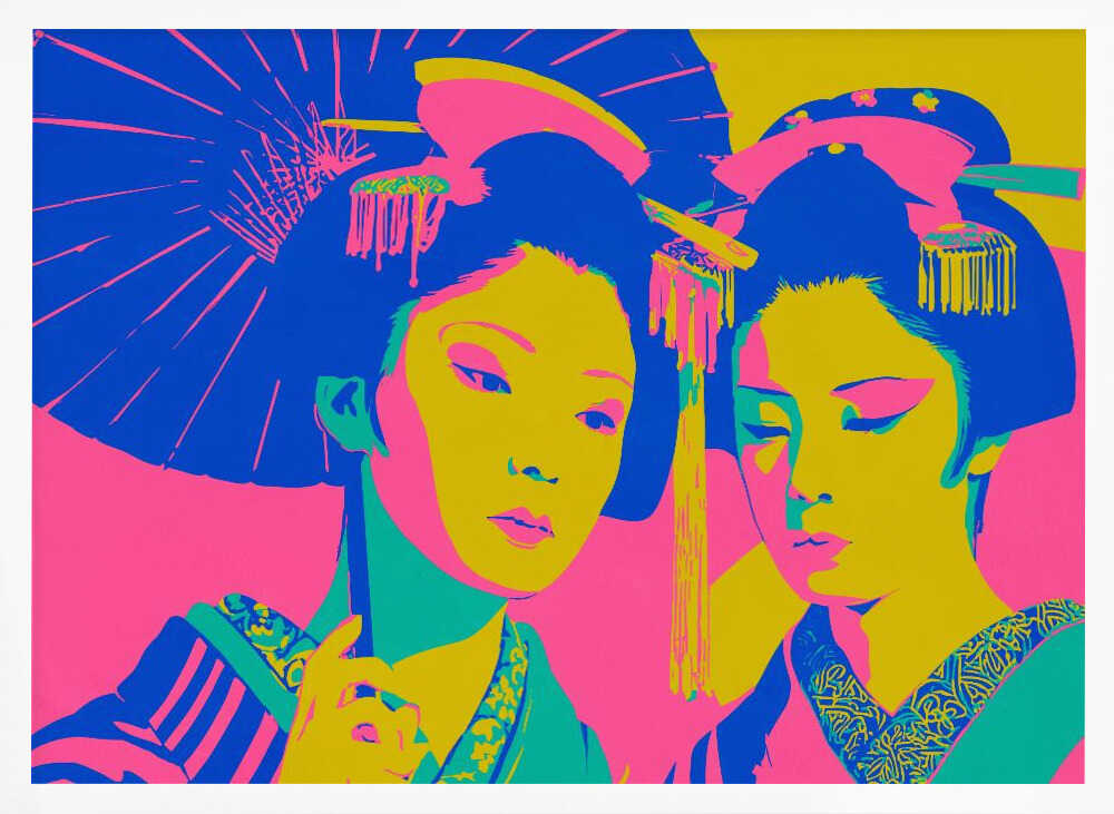 Vibrant Japanese Geishas