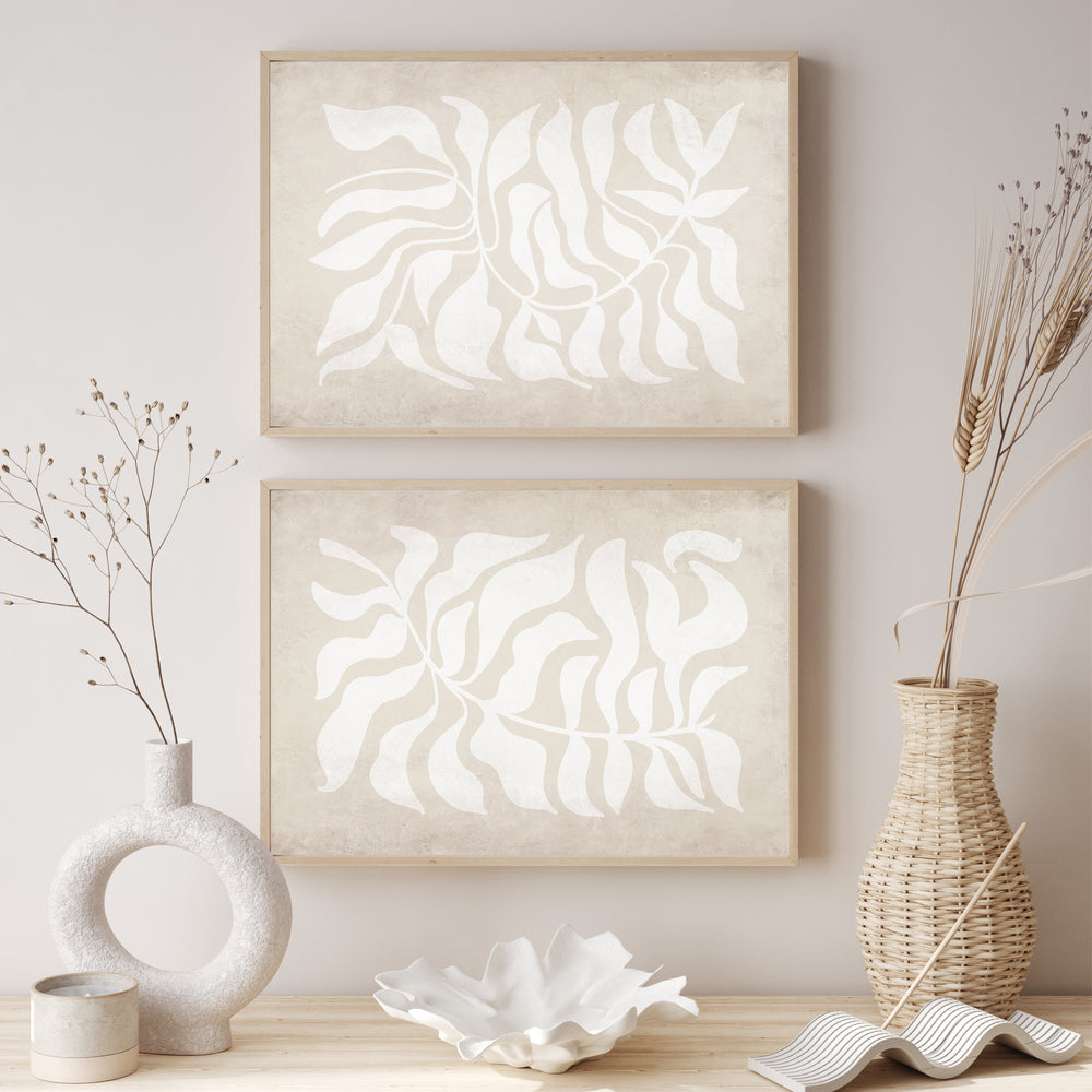 Beach Botanical Neutral Print 01