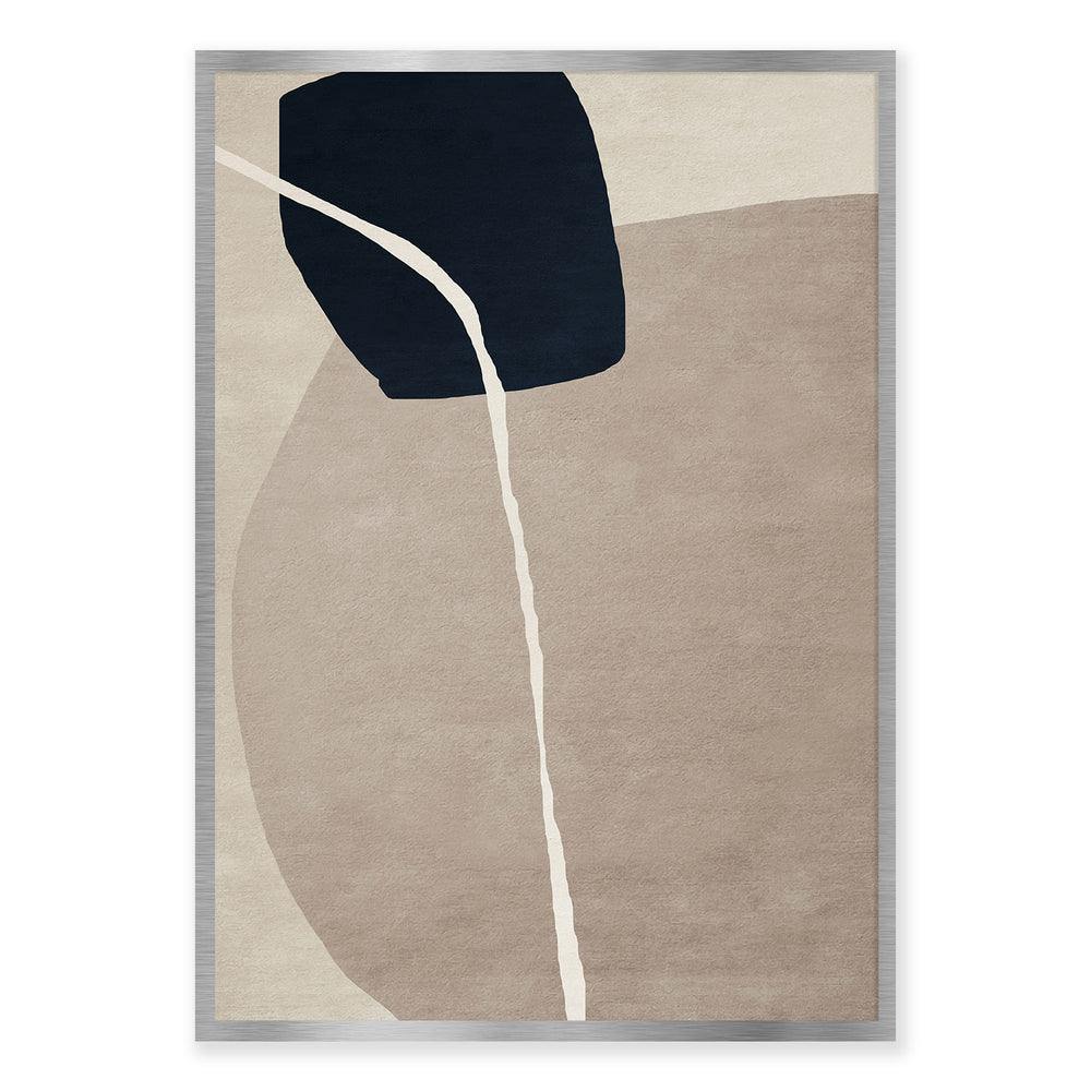 Black Stone Abstract Wall Art