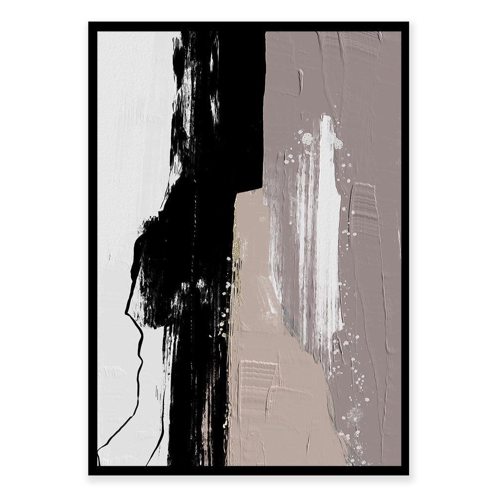 Brush Strokes Abstract Wall Art 02