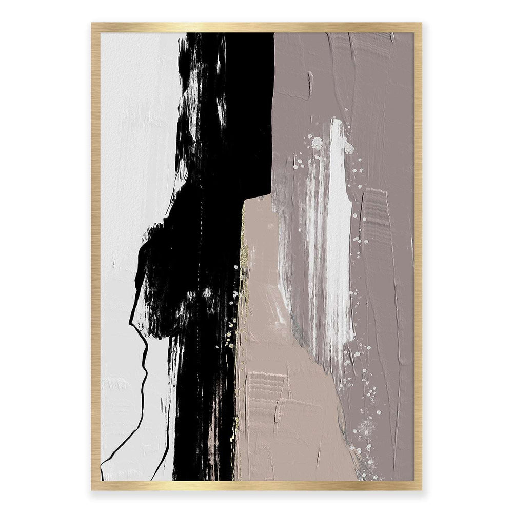 Brush Strokes Abstract Wall Art 02