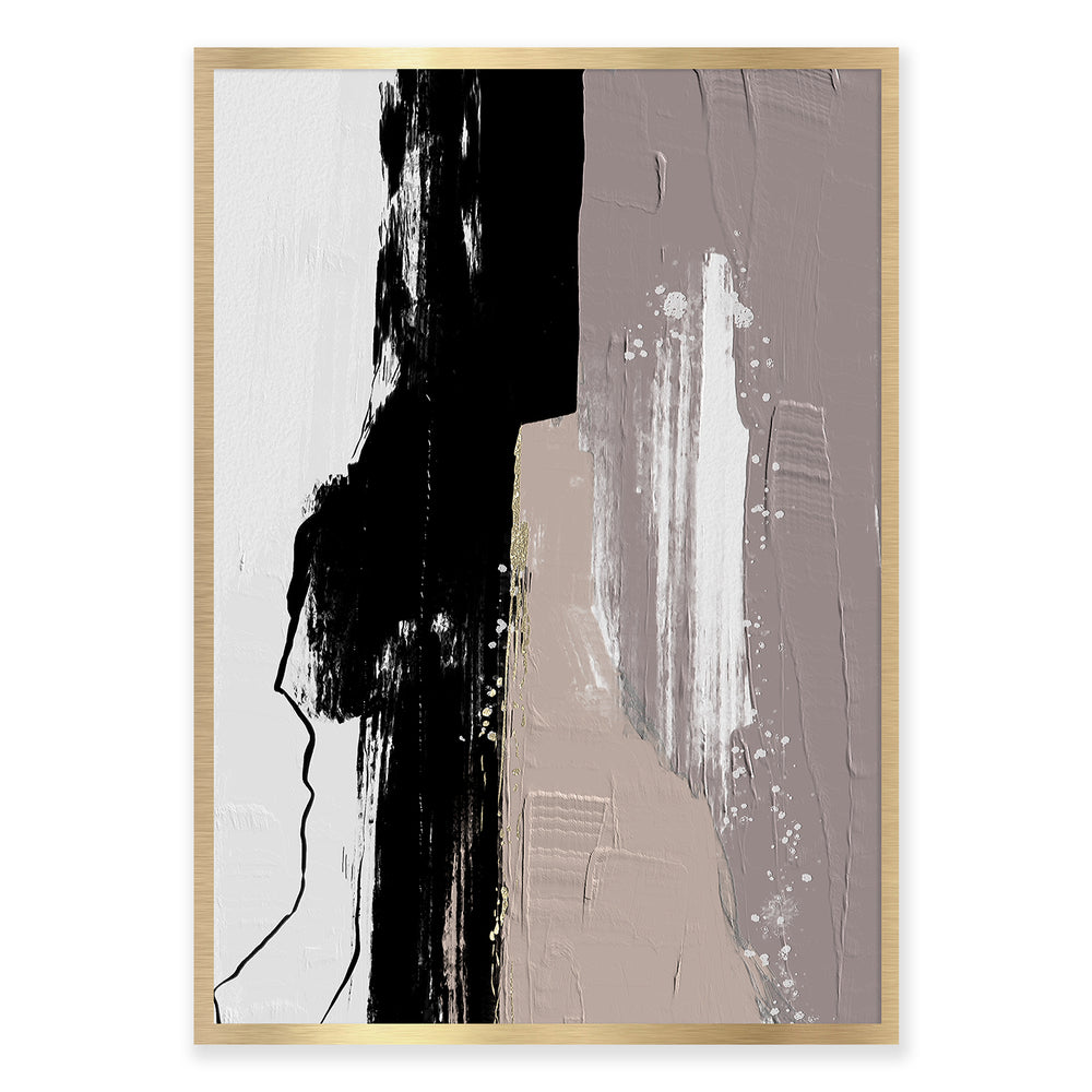 Brush Strokes Abstract Wall Art 02