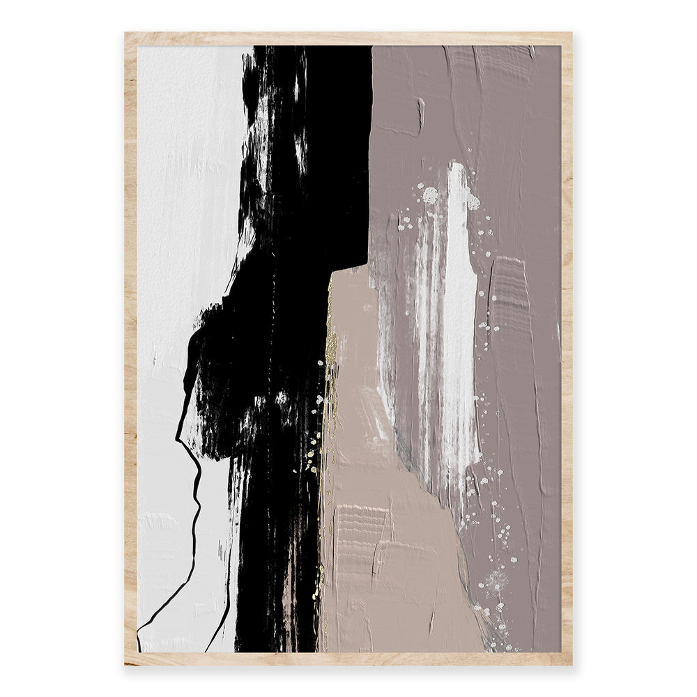 Brush Strokes Abstract Wall Art 02
