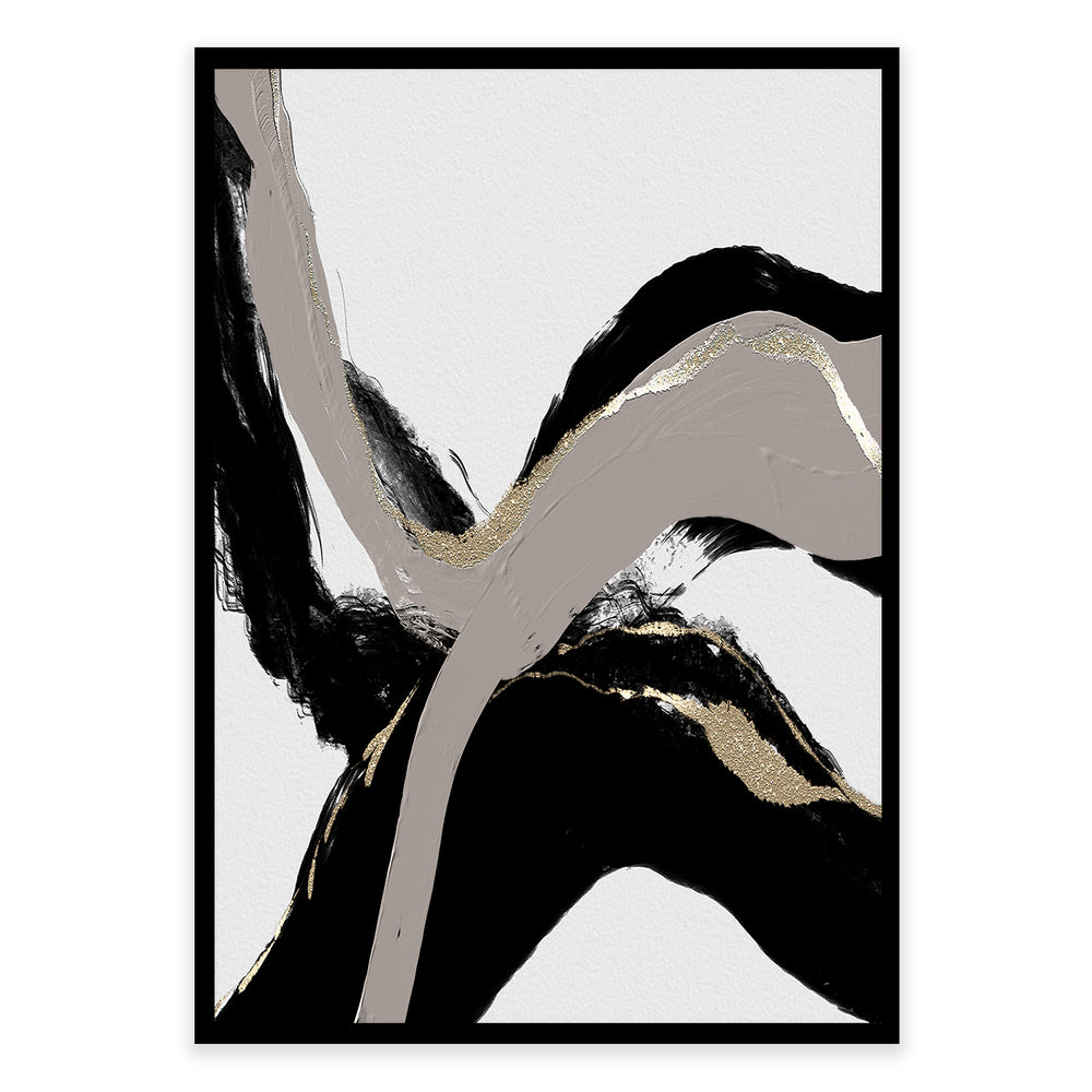 Brush Strokes Abstract Wall Art 03