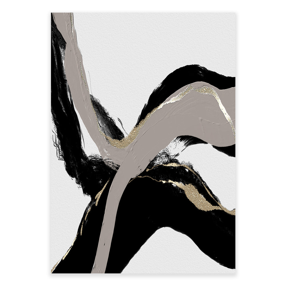Brush Strokes Abstract Wall Art 03