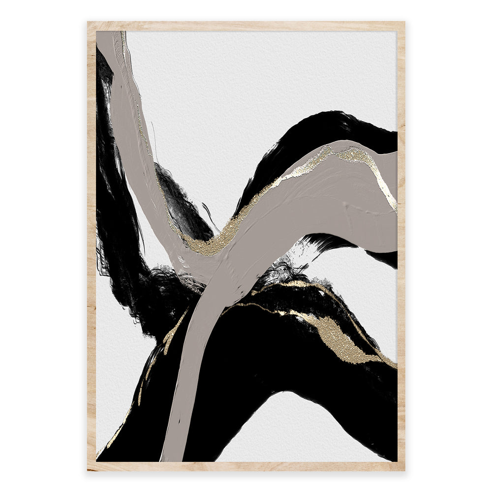 Brush Strokes Abstract Wall Art 03
