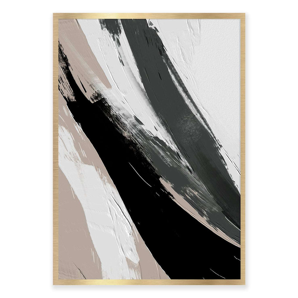 Brush Strokes Abstract Wall Art 01