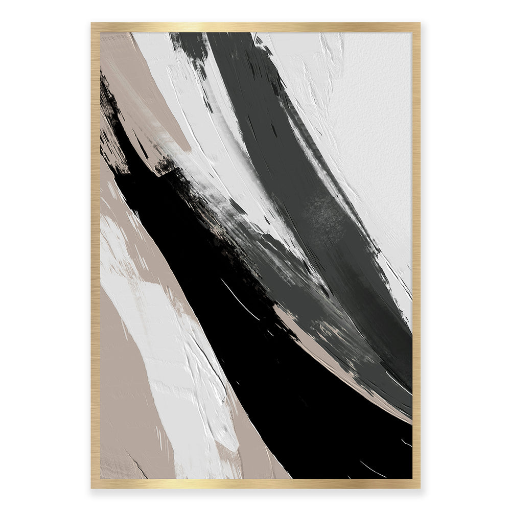 Brush Strokes Abstract Wall Art 01