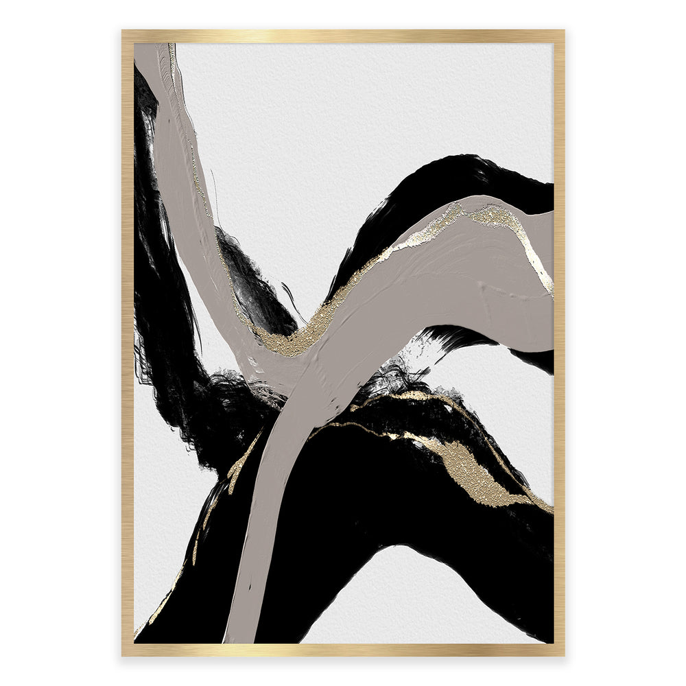 Brush Strokes Abstract Wall Art 03
