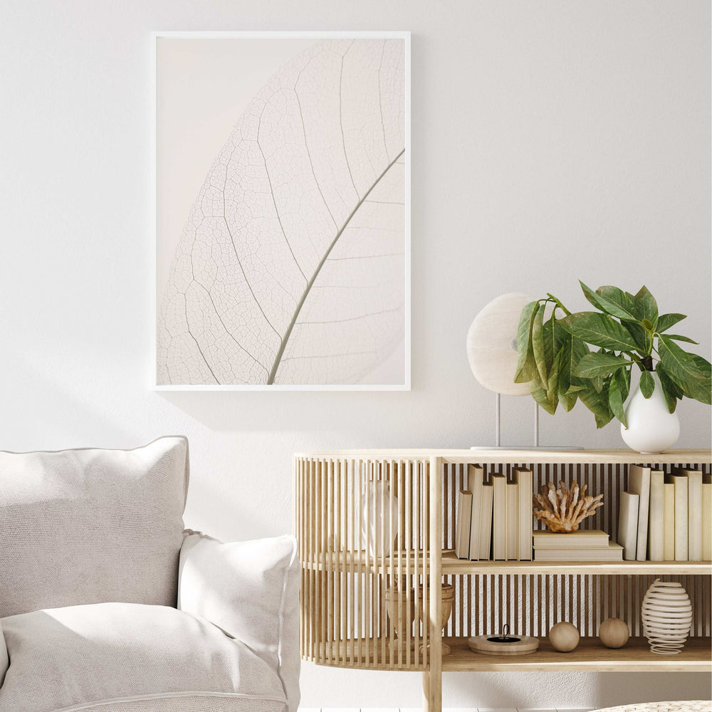 Calm Close Up Leaf Photographic Print 02