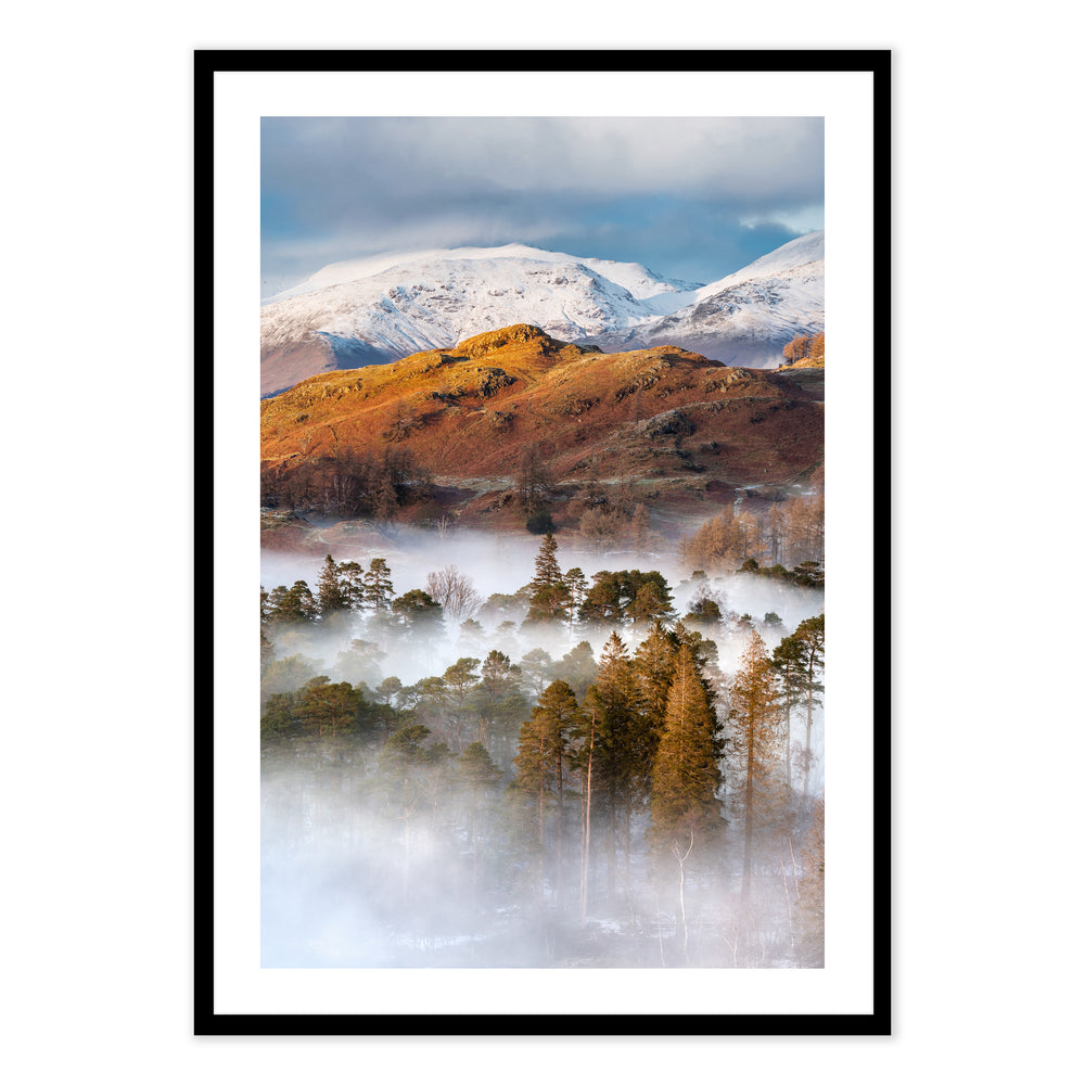 Lakeside Mountain Landscape