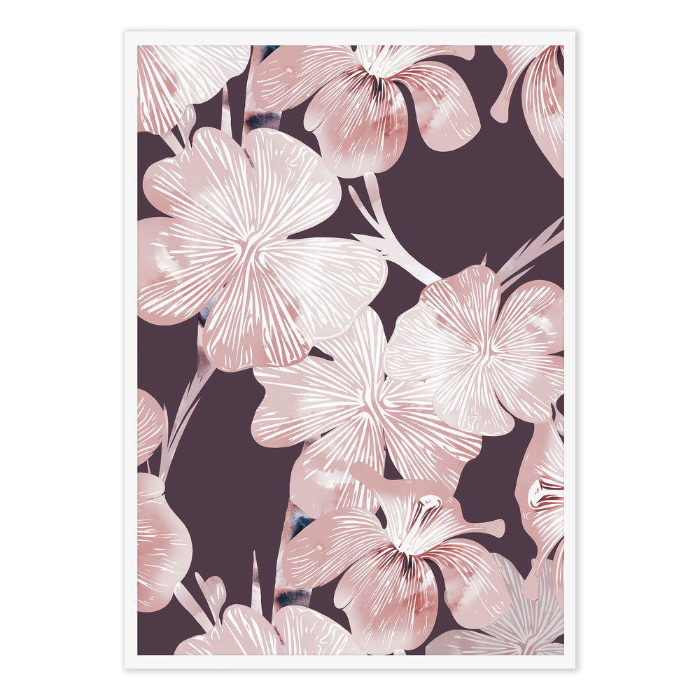 Mauve Moment Botanical Print