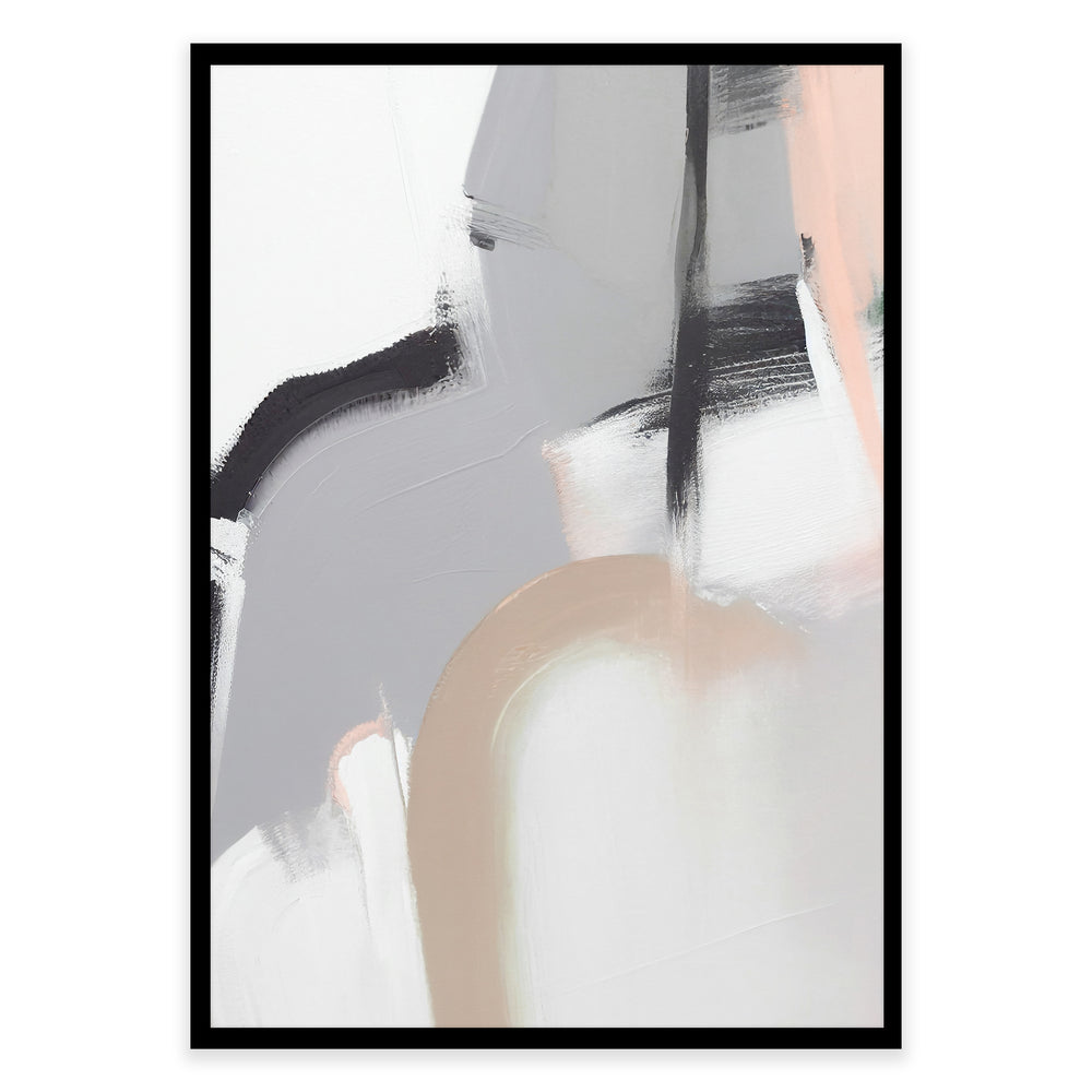 Pastel Mountain Abstract Wall Art