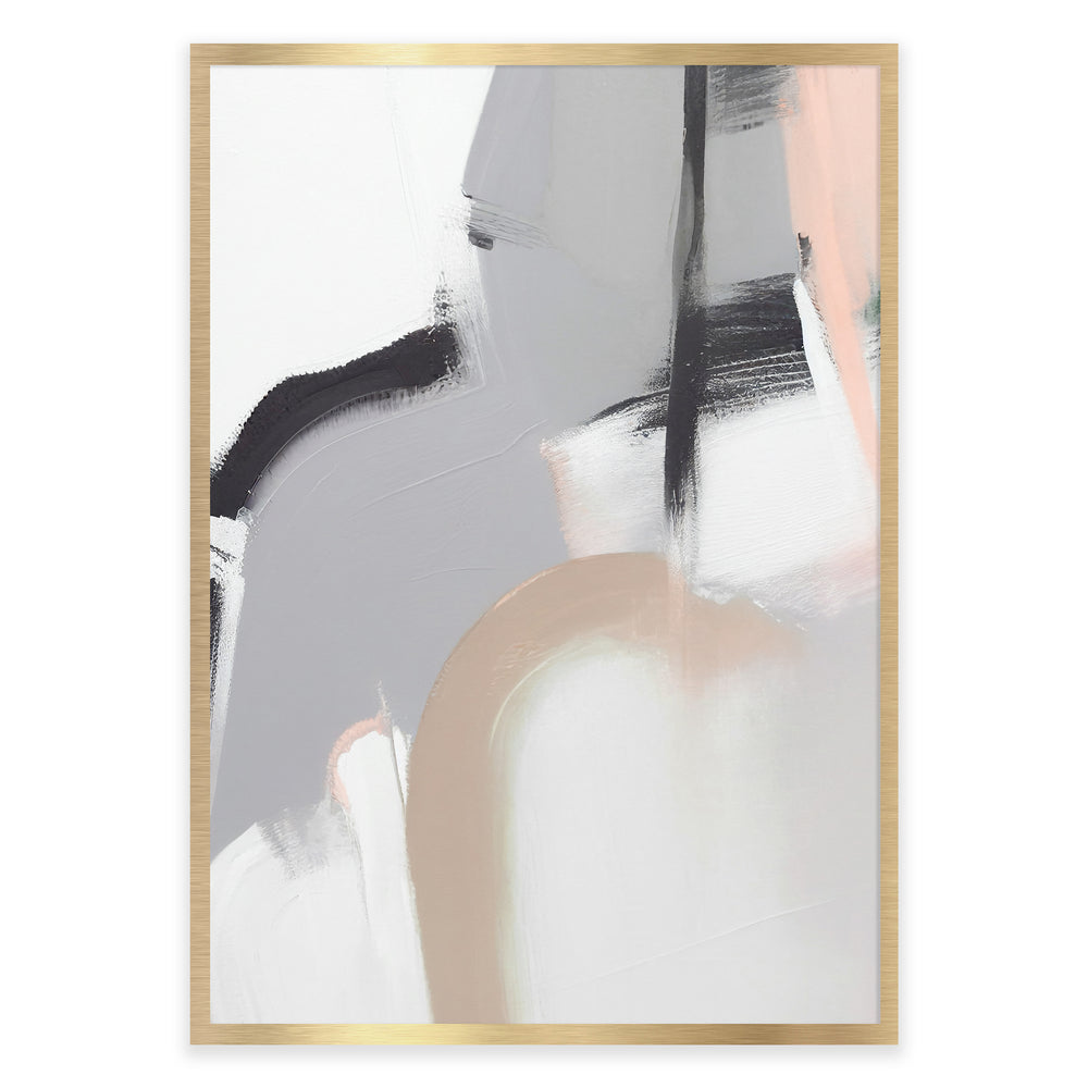Pastel Mountain Abstract Wall Art