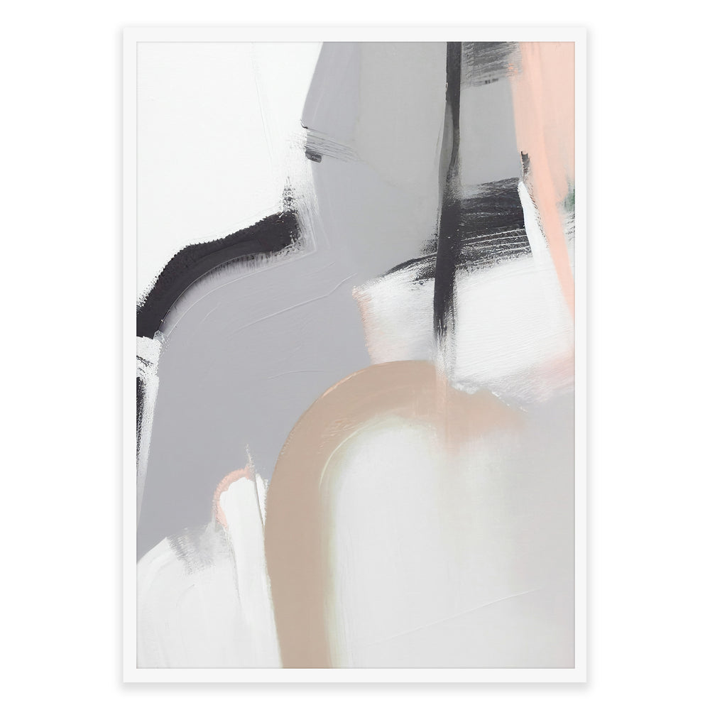 Pastel Mountain Abstract Wall Art