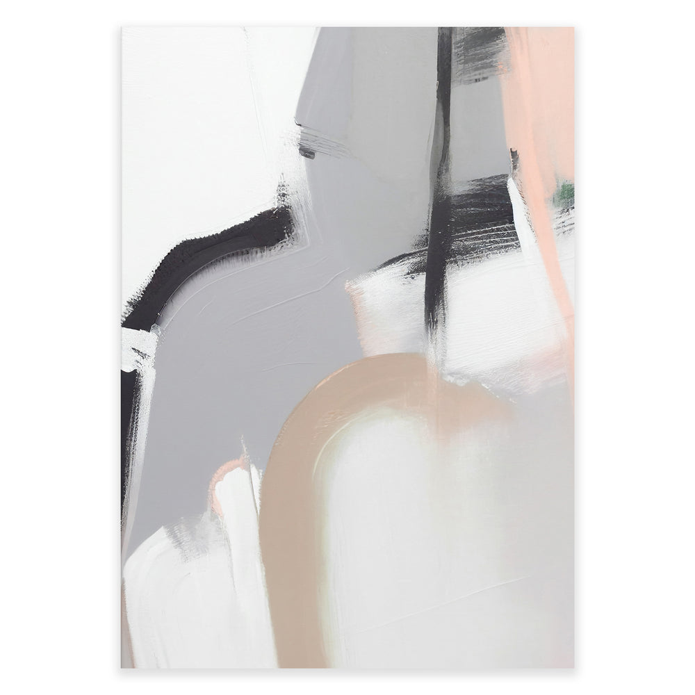 Pastel Mountain Abstract Wall Art