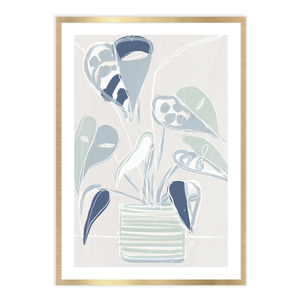 House Plant Wall Art Set - Philodendron