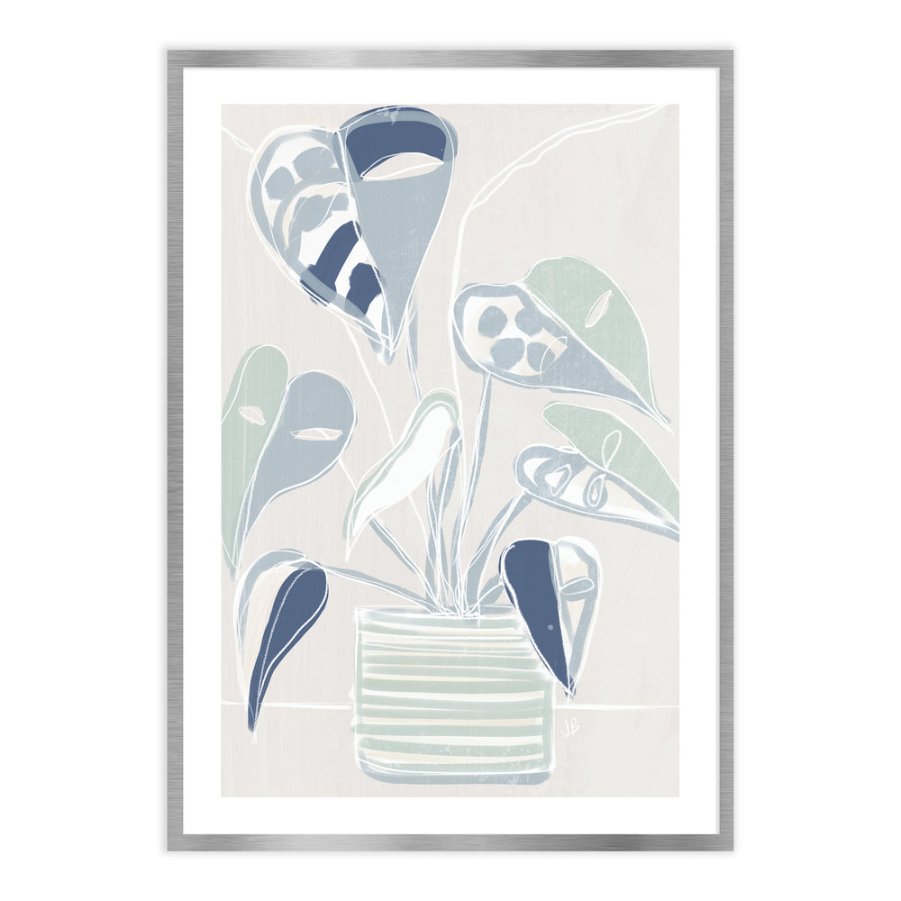 House Plant Wall Art Set - Philodendron