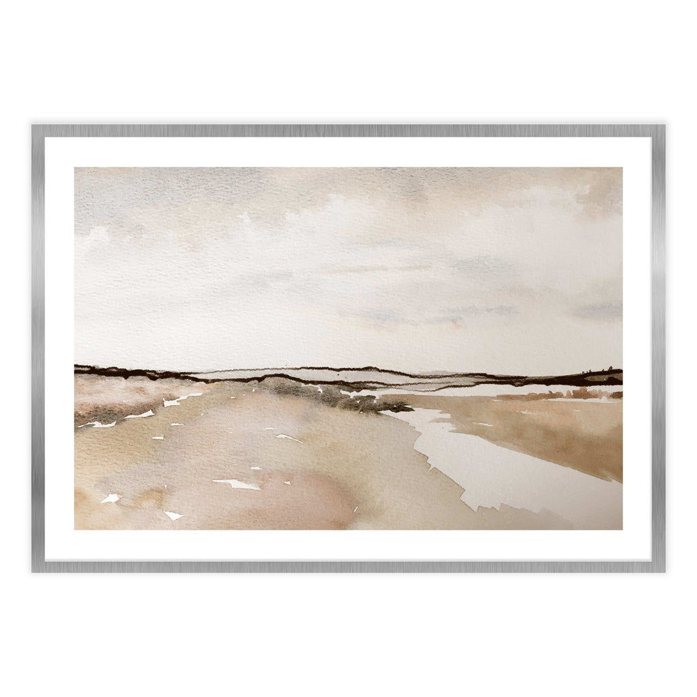 Rustic Hills Landscape Watercolour