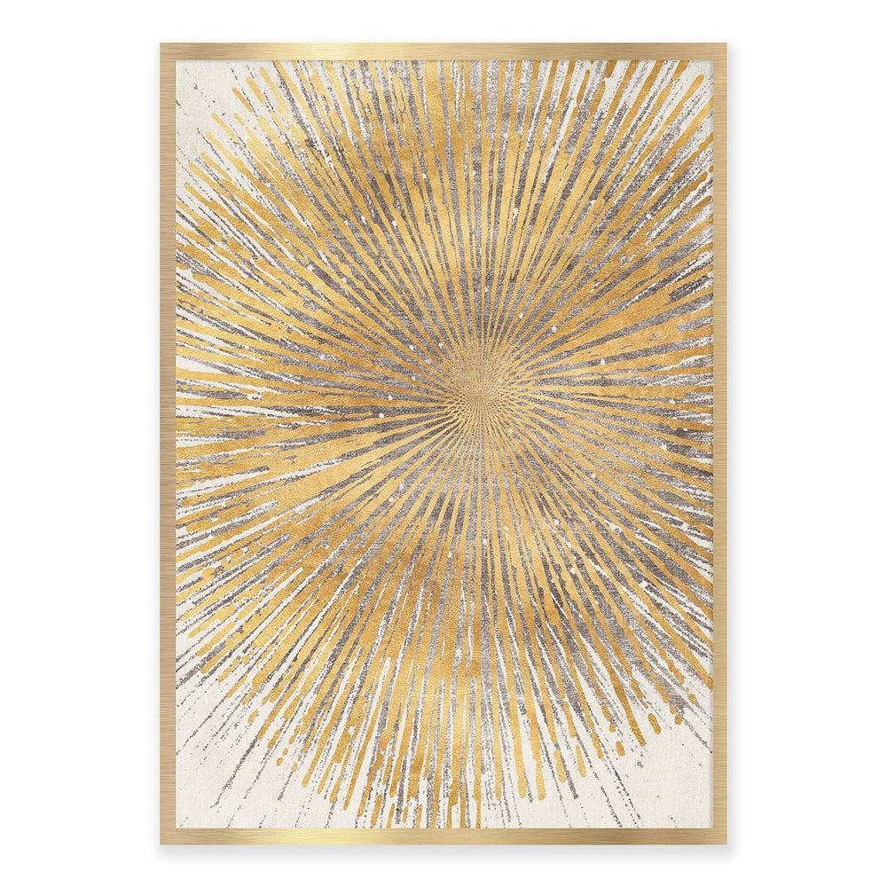 Sunburst Abstract Wall Art