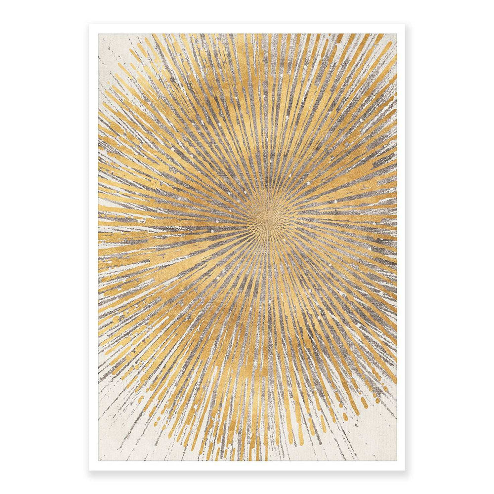 Sunburst Abstract Wall Art