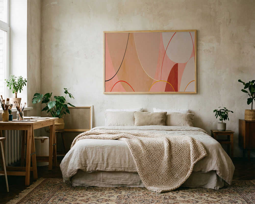 Mid Century Curry Yellow Blush Spring